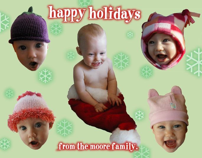 happy holidays from the Moores
