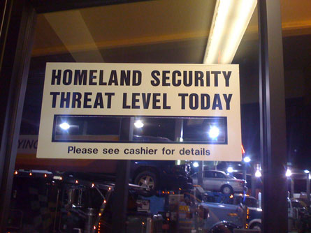 Homeland Security Threat Level