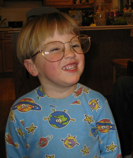 Weston in glasses